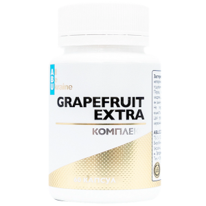 Комплекс для травлення з грейпфрутом Grapefruit_extra ABU, 60 капсул